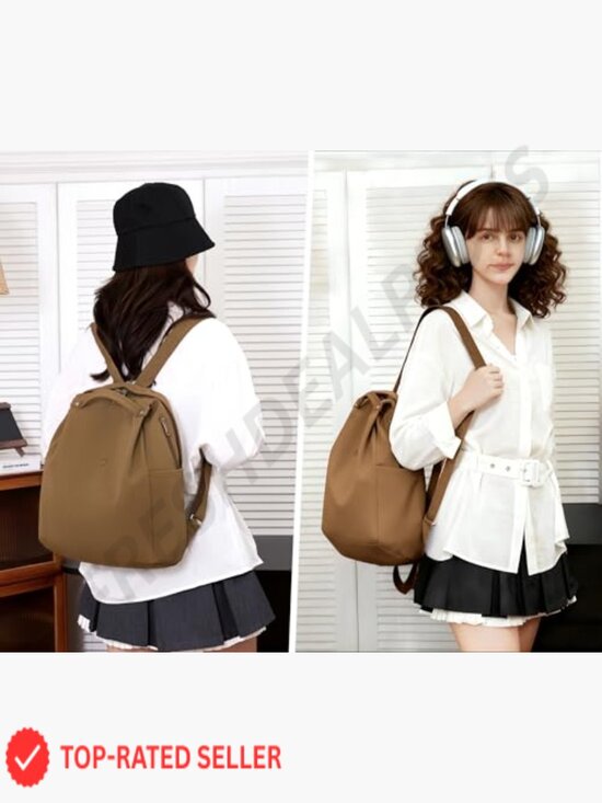 Nylon Mini Backpack Lightweight Casual Daypack Travel Shopping Small main image 5